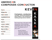 Tablet Screenshot of kevinkaska.com